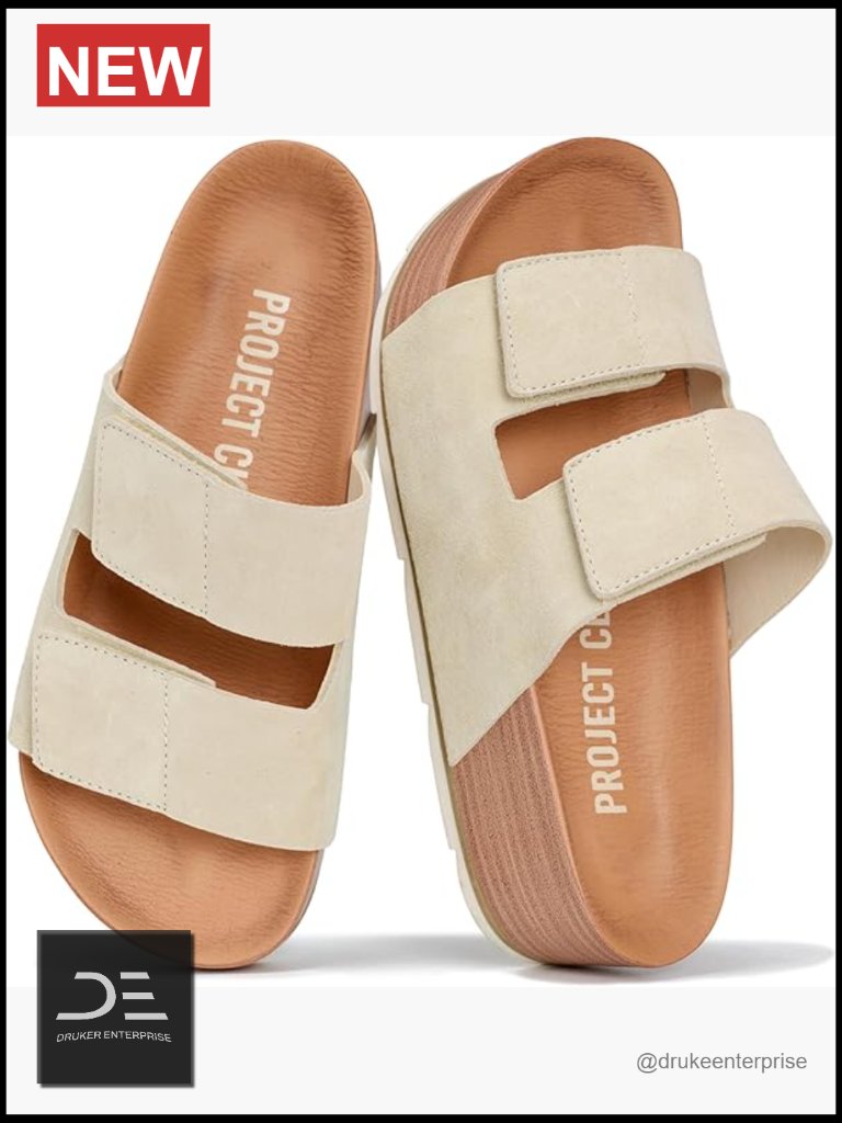 Genuine Leather Platform Wedge Sandals Non-Slip Lightweight Summer